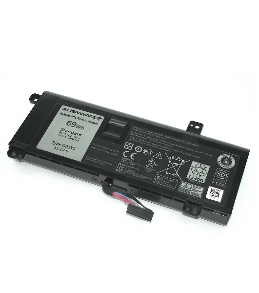 Аккумуляторная батарея для ноутбука Dell Alienware 14 11.1V 69Wh G05YJ