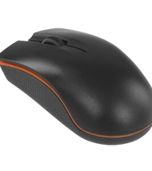 Мышь проводная Qumo Practic Office M90 черный, 1000 dpi, USB, кнопки - 3
