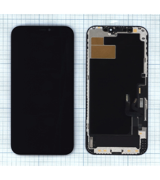 Дисплей (модуль) для Apple iPhone 12, iPhone 12 Pro в сборе с тачскрином (Foxconn)