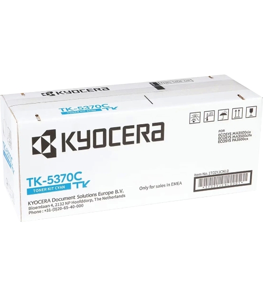 Картридж лазерный Kyocera TK-5370C 1T02YJCNL0 голубой (5000 стр.) для Kyocera PA3500cx/MA3500cix/MA3500cifx