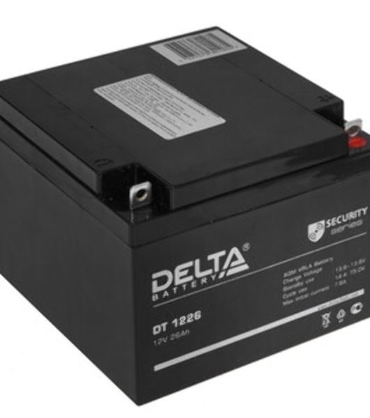 Батарея Delta DT 1226 (12V, 26Ah)