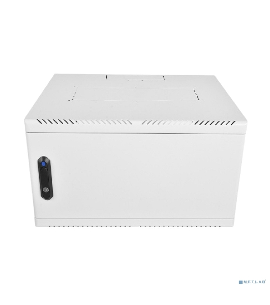 Шкаф коммутационный ЦМО (ШРН-6.350.1-9005) настенный 6U 600x350 мм пер. дв. металл 200 кг черный 300 мм 180 град.