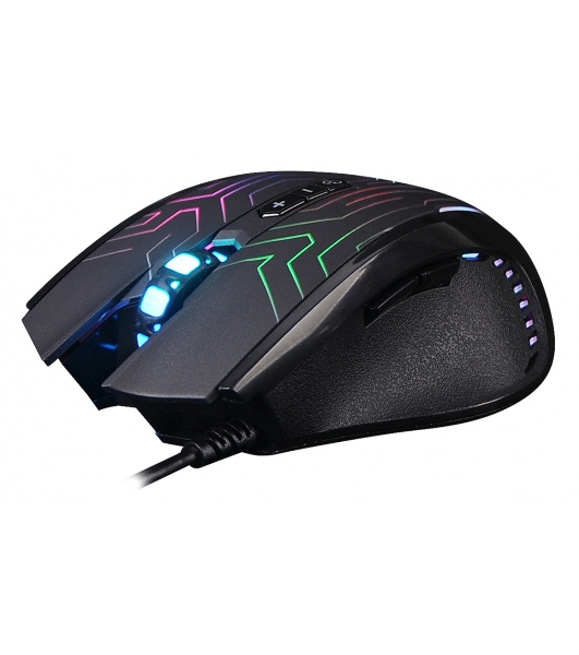 Мышь проводная A4Tech X87 черный, 2400 dpi, USB, кнопки - 8