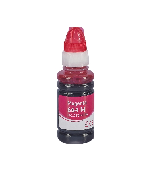 Контейнер с чернилами Sakura C13T66434A (664 M) для Epson, пурпурный, 6500 к., 70 мл.