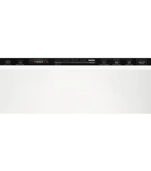 Встраиваемая посудомоечная машина ELECTROLUX EEG63400L/Встраиваемая узкая посудомоечная машина, загрузка на 10 комплектов посуды, сенсорное управление, 8 программ, 44.6x55x82 см, черный, сушка: стандартная (конденсация), индикация на полу: проекция дисплея