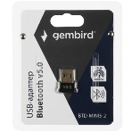 Адаптер Bluetooth Gembird, BTD-MINI5-2, ультратонкий корпус, v.5.0, 10 м, USB, фото6