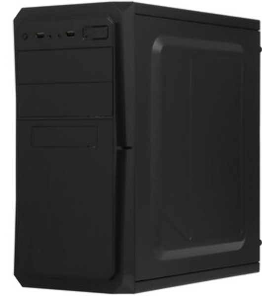 Компьютерный корпус ExeGate EX284023RUS Minitower BA-202 Black, mATX, AA500, 80мм, 2*USB, Audio
