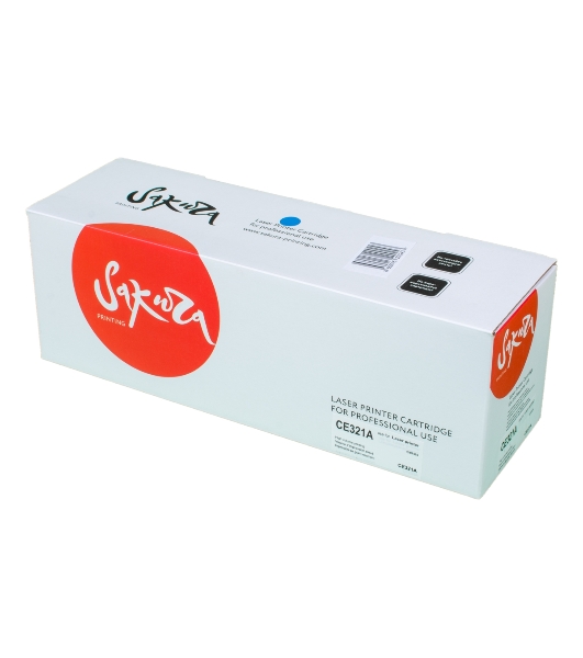 Картридж лазерный Sakura CE321A для HP Color LJ PRO CP1525N/CP1525NW, синий, 1300 к.