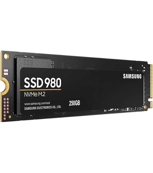 Накопитель SSD Samsung 980, 250Gb, PCIe 3.0 x4, M.2 2280, NVMe, R/W 2900/1300