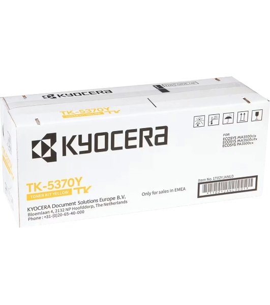 Картридж лазерный Kyocera TK-5370Y 1T02YJANL0 желтый (5000 стр.) для Kyocera PA3500cx/MA3500cix/MA3500cifx