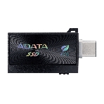 Внешний SSD ADATA SC730, 1TB, USB 3.2 Gen 2 Type-A/Type-C, R/W 600/600, черный, фото11