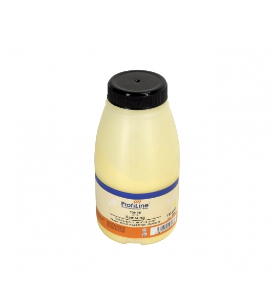 Тонер ProfiLine для принтеров Samsung CLP-300/CLX-3160/Phaser 6010/6110/6120/WC 6000/6015 yellow 100гр Фасовка РФ