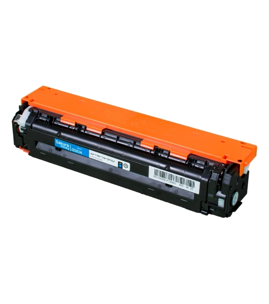 Картридж лазерный Sakura CE321A для HP Color LJ PRO CP1525N/CP1525NW, синий, 1300 к.