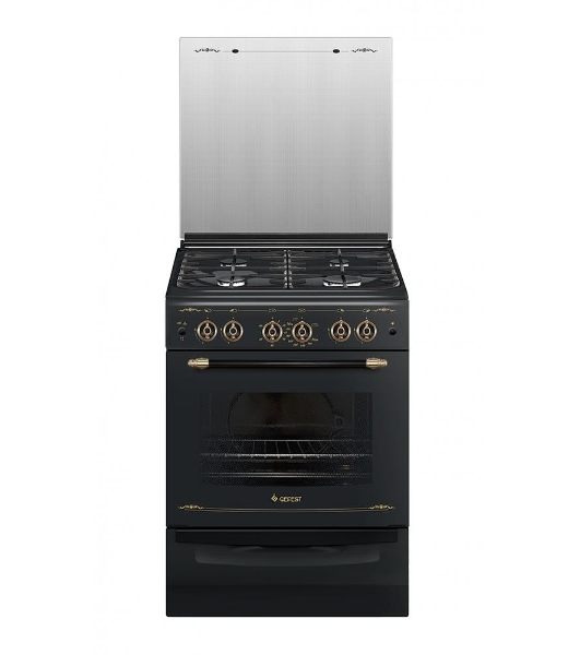 Плита газовая Gefest ПГ 6100-02 0183 черный, конфорок 4 шт, духовка 52 л, 60 см x 85 см x 60 см
