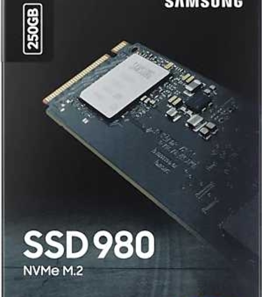 Накопитель SSD Samsung 980, 250Gb, PCIe 3.0 x4, M.2 2280, NVMe, R/W 2900/1300