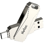 Флешка USB Netac U782C dual USB 3.0+TypeC 64Gb, retail version, фото3