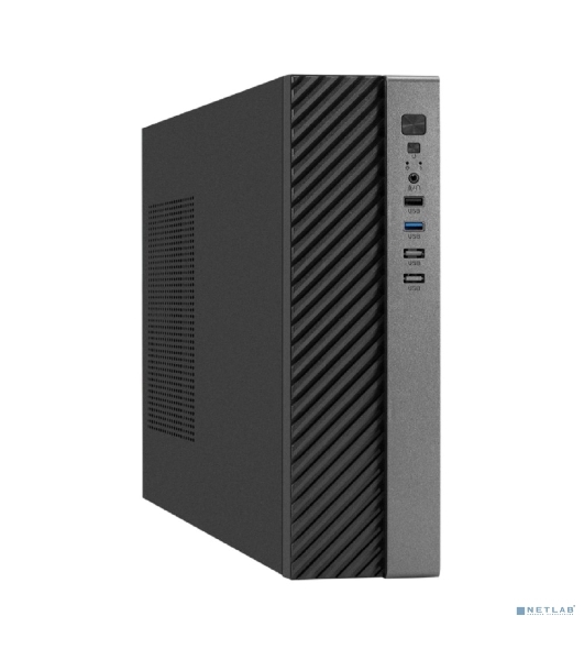 Компьютерный корпус Desktop ExeGate MI-302U (mATX/mini-ITX, без БП, 1хUSB+1хUSB 3.0, HD аудио, черный)