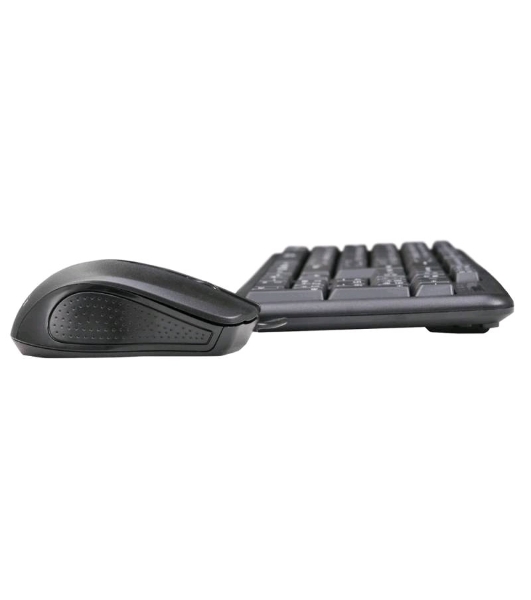 Комплект клавиатура+мышь Oklick 600M проводной, USB, 1200 DPI, чёрный