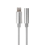 Кабель переходник Rexant с iPhone 5/6/7/8/X моделей на AUX гн. 3,5 мм, фото 1