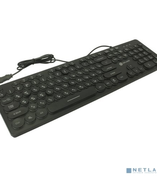 Клавиатура Oklick 420MRL проводная, USB Type-A, чёрный