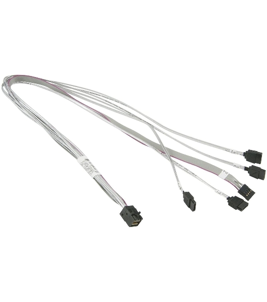 Кабель SuperMicro CBL-SAST-0631 cross-over HDmSAS to 4xSATA 55cm