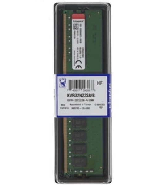 Память оперативная Kingston 8GB DDR4  3200MHz DIMM Non-ECC CL22 OEM