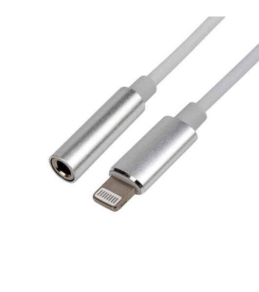 Кабель переходник Rexant с iPhone 5/6/7/8/X моделей на AUX гн. 3,5 мм
