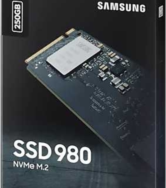 Накопитель SSD Samsung 980, 250Gb, PCIe 3.0 x4, M.2 2280, NVMe, R/W 2900/1300