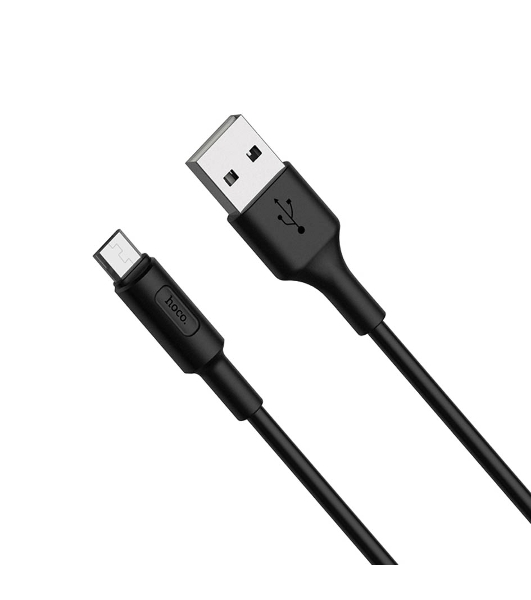 Кабель USB 2.0 hoco X25, AM/microBM, черный, 1м