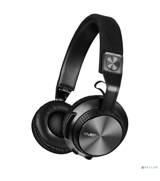 Беспроводные/проводные наушники Sven AP-B630MV черный, полноразмерные, Bluetooth + Jack 3.5 мм, складная конструкция, до 15 ч