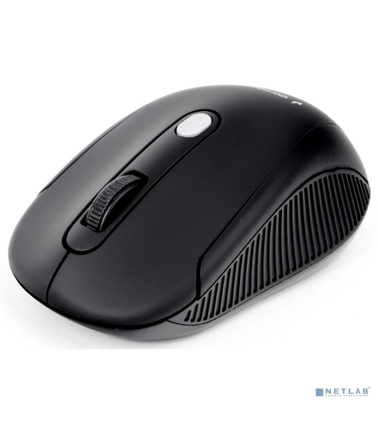 Мышь беспроводная Gembird MUSW-420 черный, 1600 dpi, радиоканал, USB, кнопки - 4