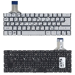 Клавиатура для ноутбука Acer Aspire S7-391 серебристая, фото3