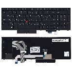 Клавиатура для ноутбука Lenovo ThinkPad T580 черная, фото3