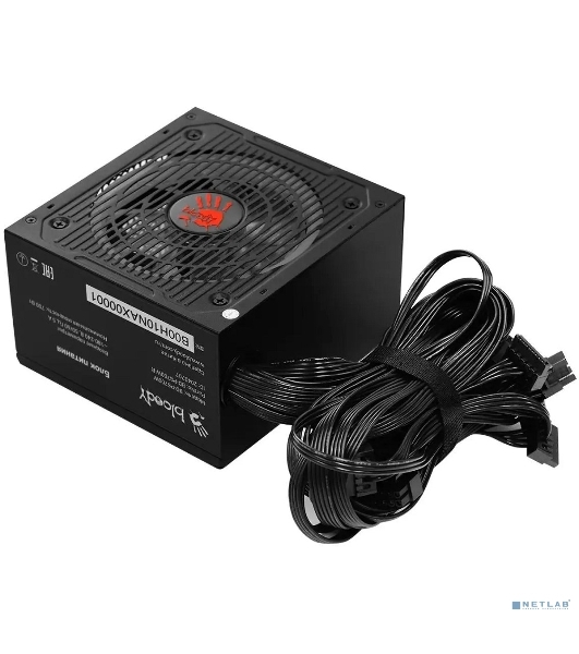 Блок питания Bloody BD-PS700W, 700Вт, 80 PLUS WHITE, 120мм, черный