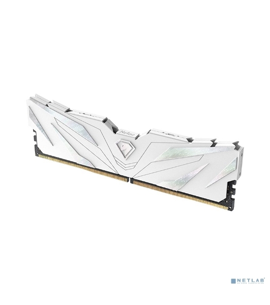 Оперативная память NETAC, DDR5, 16Gb (1x16Gb), 4800MHz, CL40, DIMM, с радиаторами, белый
