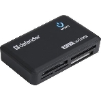 Кард-ридер Defender Optimus/черный/CF/MMC/MS/MS Duo/MS Micro M2/MS Pro/MS Pro Duo/RS-MMC/SD/SDHC/micro-SD/mini-SD/miсro-SDHC/USB 2.0 A(M)/черный, фото6