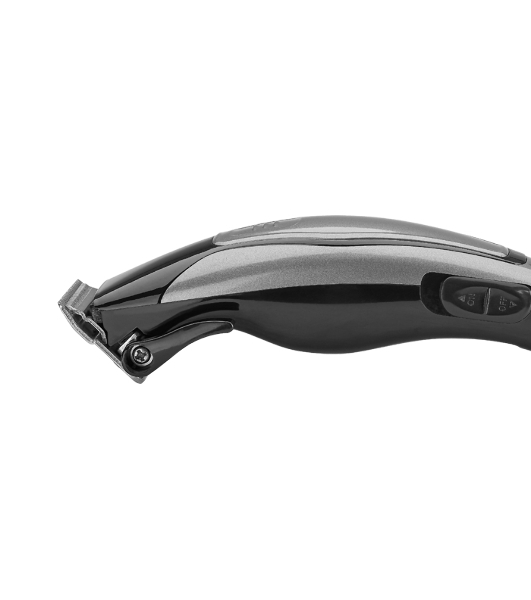 Машинка для стрижки волос Centek CT-2102 (черный/серый) 12 Вт, высококач.сталь, эргоном. дизайн, 4 насадки