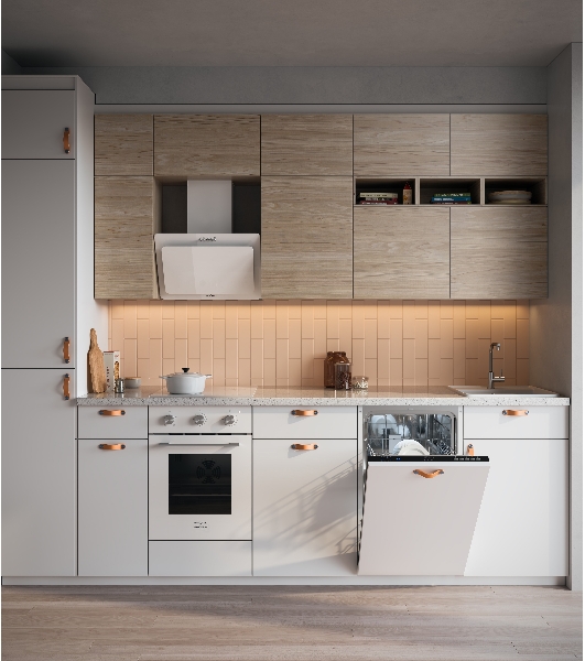 Электрический духовой шкаф Krona BREVE 45 WH, встраиваемый