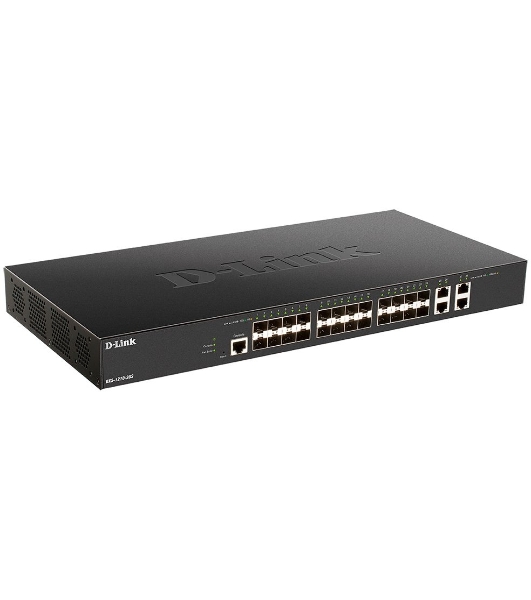 Коммутатор D-Link DXS-1210-28S/A1A, 24×10 Гбит/с SFP+ + 4×10 Гбит/с Combo, управляемый