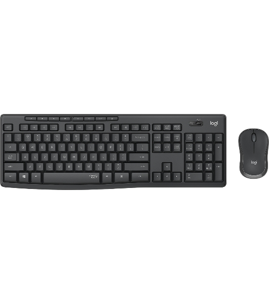 Комплект клавиатура+мышь Logitech MK295 беспроводной, USB, чёрный