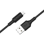 Кабель USB 2.0 hoco X25, AM/microBM, черный, 1м, фото3