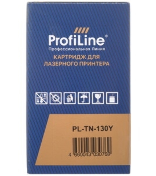 Картридж ProfiLine PL-TN-130Y для принтеров Brother DCP 9042CDN/9045CDN/9040CN/MFC/9840CDW/9440CN/HL/4040CN/4050CDN/4070C 1500 копий Yellow