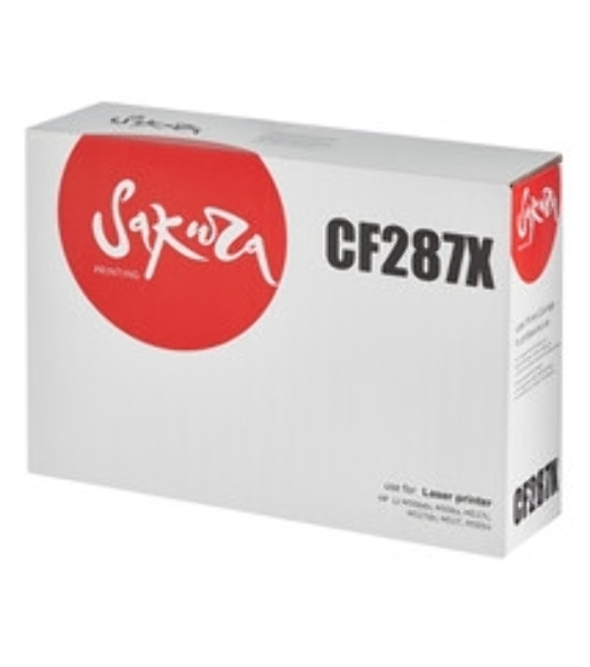 Картридж лазерный Sakura CF287X для HP LJ M506dn, M506x, M527c,M527dn, M527, M501n черный, 18 000 к.