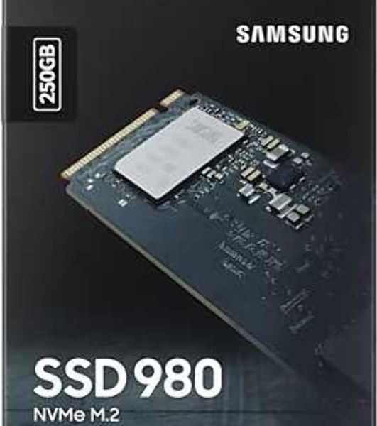 Накопитель SSD Samsung 980, 250Gb, PCIe 3.0 x4, M.2 2280, NVMe, R/W 2900/1300