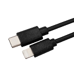 Кабель Rexant Type-C - Lightning 3A/1m/PVC/черный, фото 1