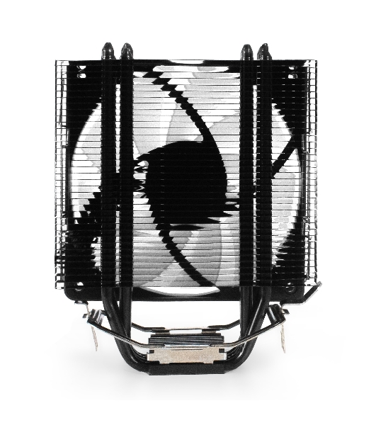 Кулер для процессора ExeGate Dark Magic EE400XL-PWM.ARGb серебристый, 120 мм, алюминий/медь, 2400 об/мин, 37 дБ, 4 pin, 125 Вт, 155 мм