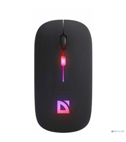 Мышь беспроводная Defender Touch MM-997 черный, 1600 dpi, радиоканал, Bluetooth, USB, кнопки - 4