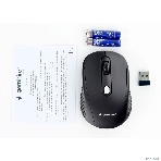 Мышь беспроводная Gembird MUSW-420 черный, 1600 dpi, радиоканал, USB, кнопки - 4, фото5