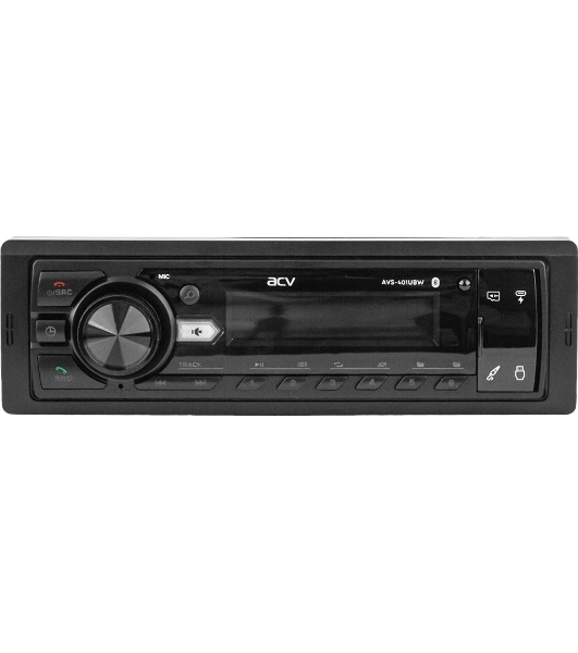 Автомагнитола ACV AVS-401UBW, 1 DIN, Bluetooth, USB Type-A, AUX