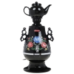 Самовар Centek CT-0091 B (черн+рисунок), 4.0л, 2300 Вт, поддерж.t + LED индикатор, керам заварник, фото6